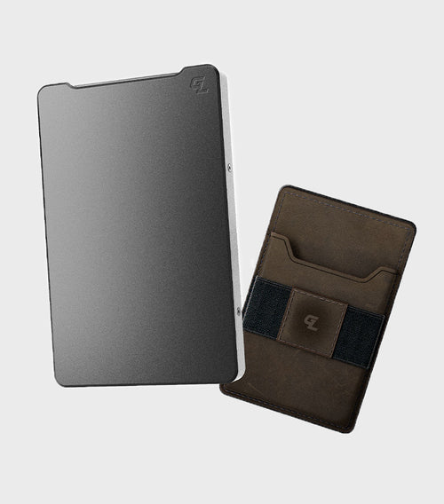 image of Groove Life wallet with leather sleeve