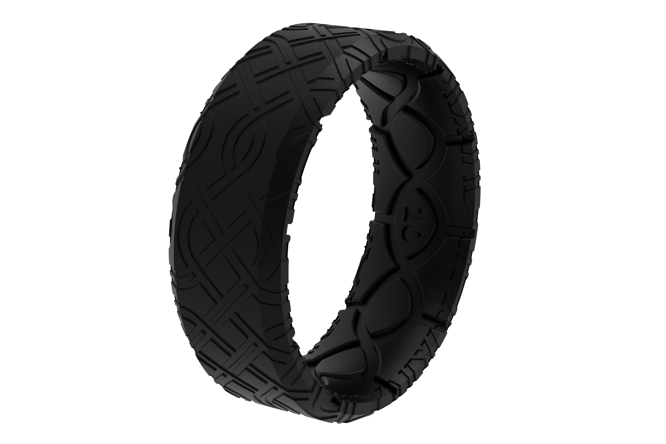 Groove Edge 3D Eternity Black Ring Lifetime Warranty Groove Life