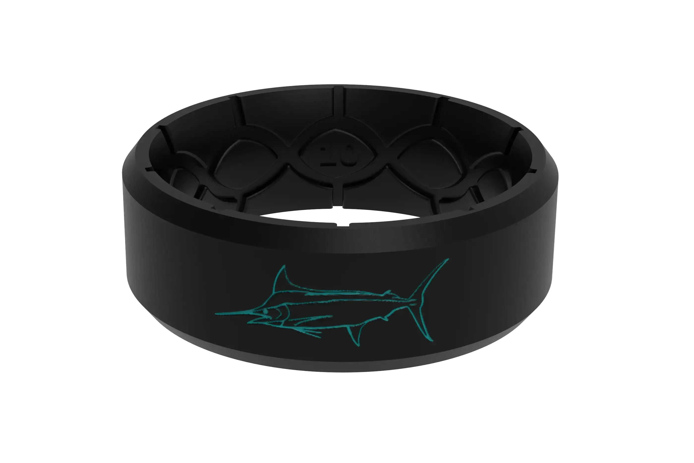 Guy Harvey Blue Marlin Groove Ring® view 1