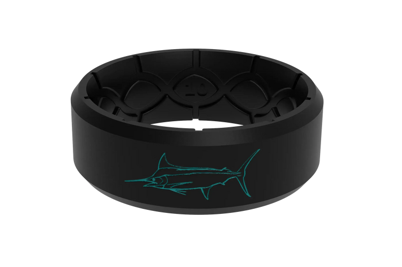 Guy Harvey Blue Marlin Groove Ring® view 1