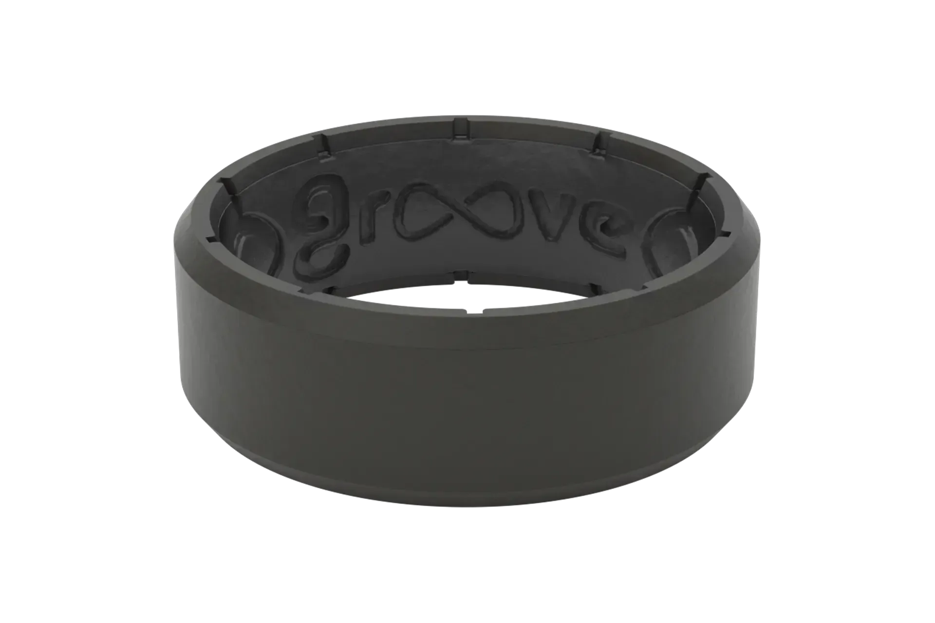 edge black ring front view PNG