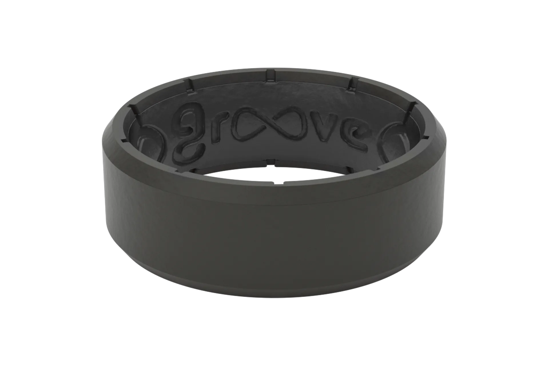 edge black ring front view PNG