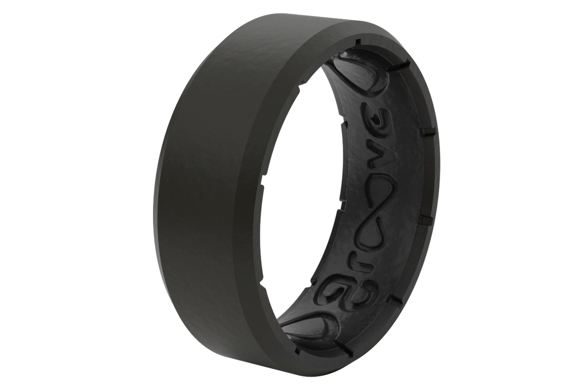 Edge Black/Black viewed on its side