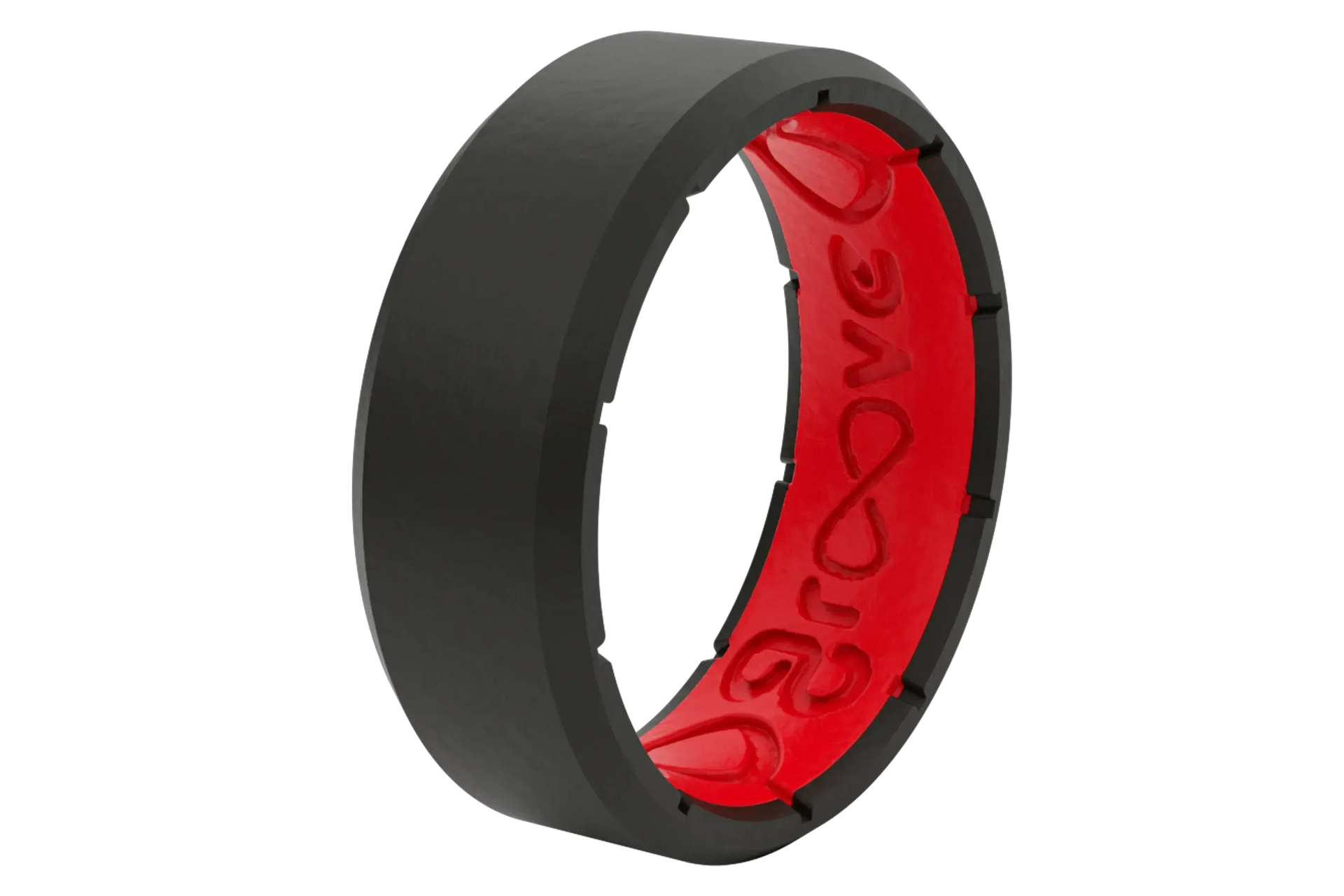 Edge Black/Red viewed on its side