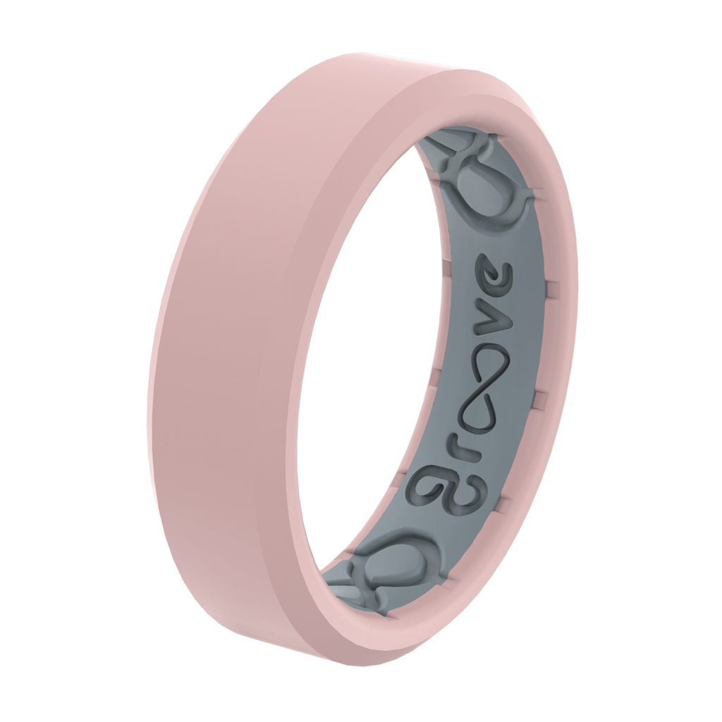 EDGE Rose Thin, Women's Silicone & Breathable Ring | Groove Life