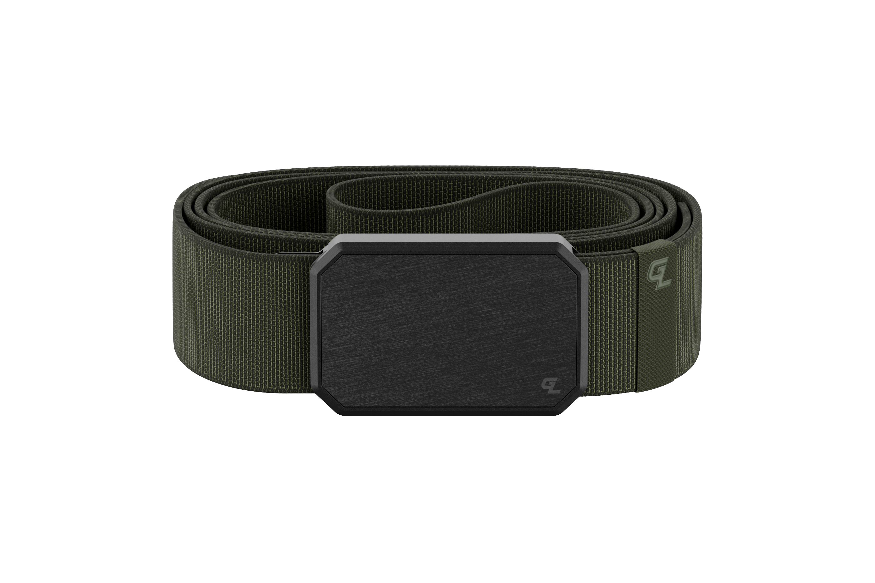 Groove Life Olive Belt with Gun Metal Buckle View 1