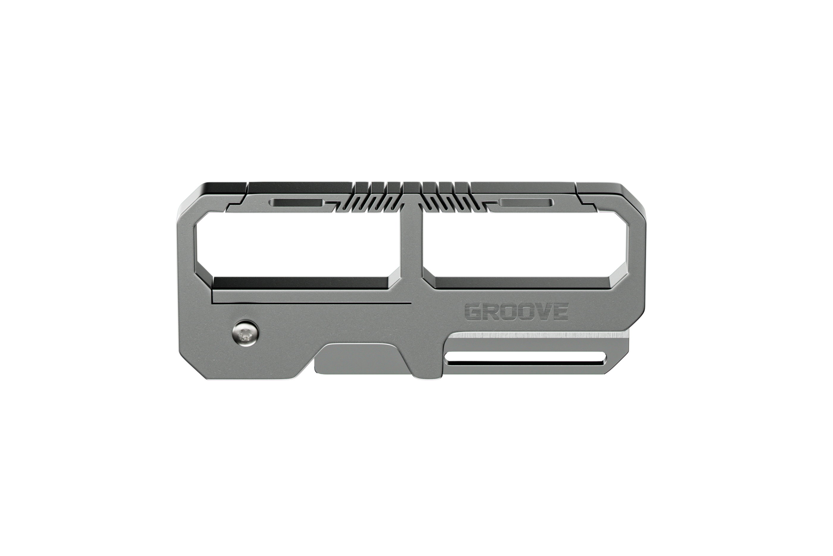 Groove® Carabiner Knife - Silver
