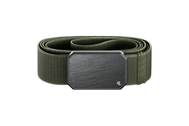 Groove Belt Gun Metal/Base Camp Green