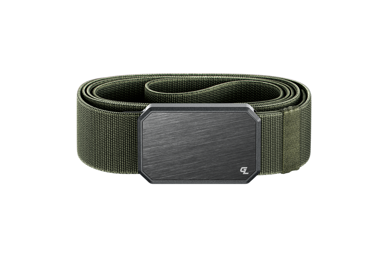 Groove Belt Gun Metal/Base Camp Green