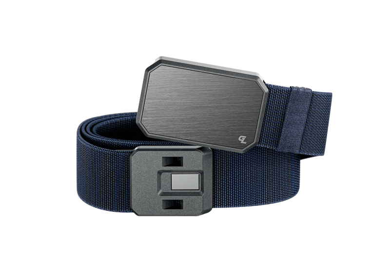 Groove Life Navy Belt with Gun Metal Buckle View 2