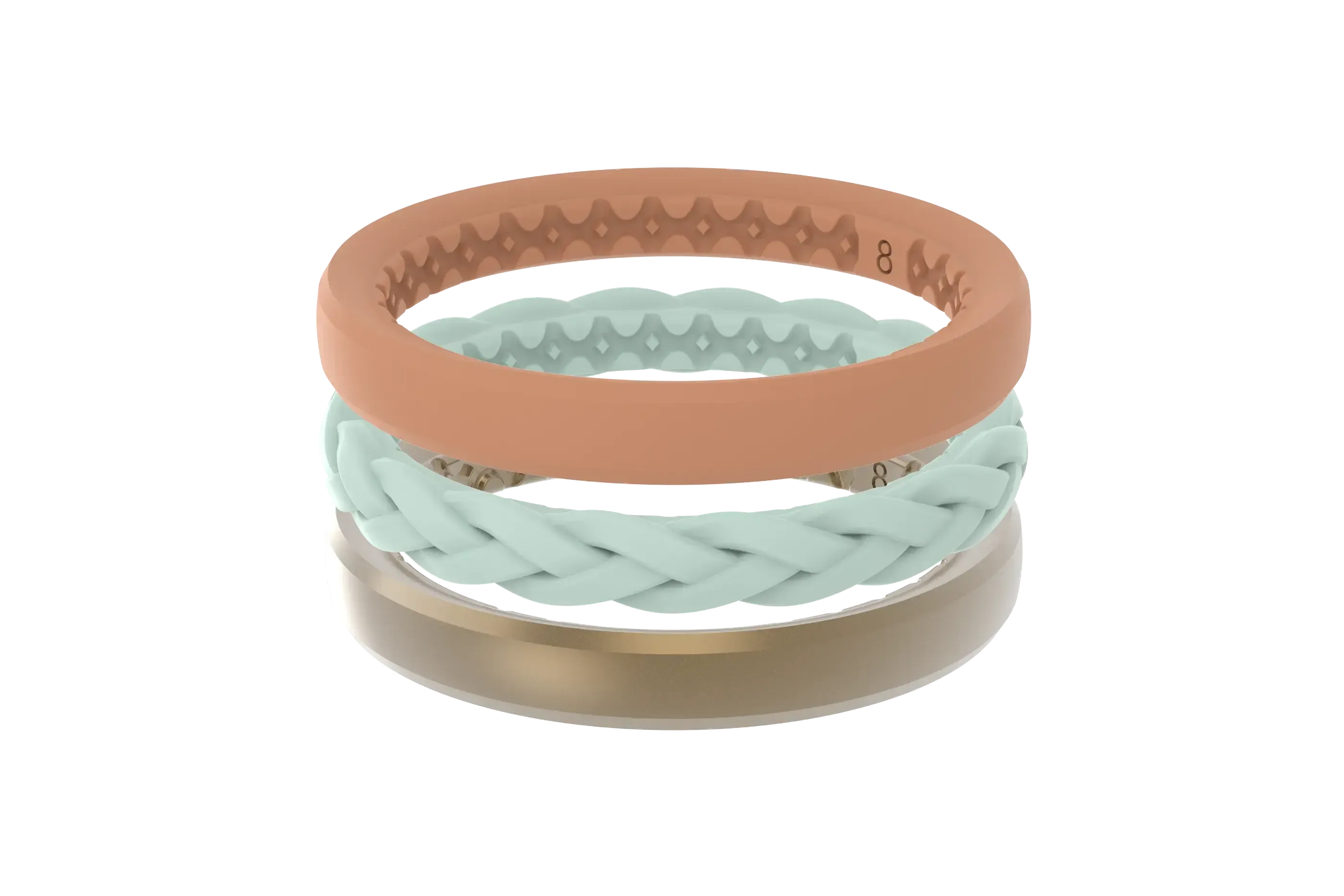 Gold Coast - Stackable Ring viewed front on