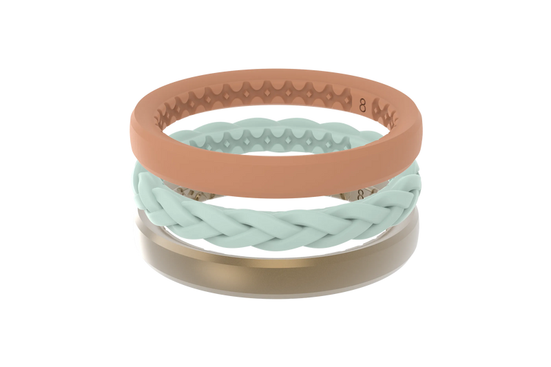 Gold Coast - Stackable Ring viewed front on