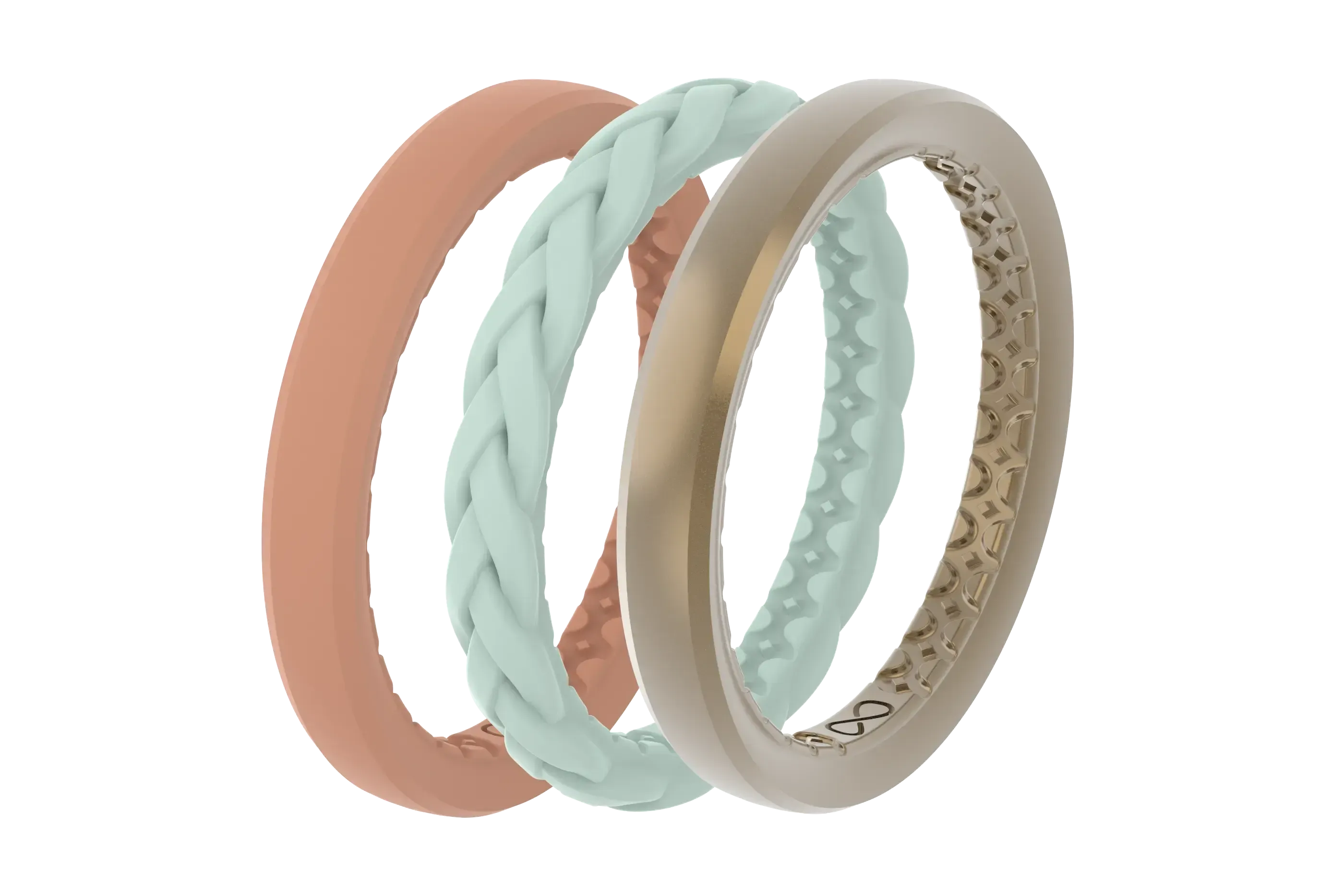 Gold Coast - Stackable Ring viewed from side