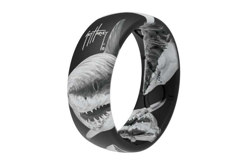 Guy Harvey Great White Shark Ring by Groove Life view 2