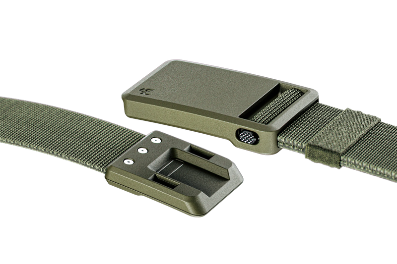base camp green ultra belt view 2