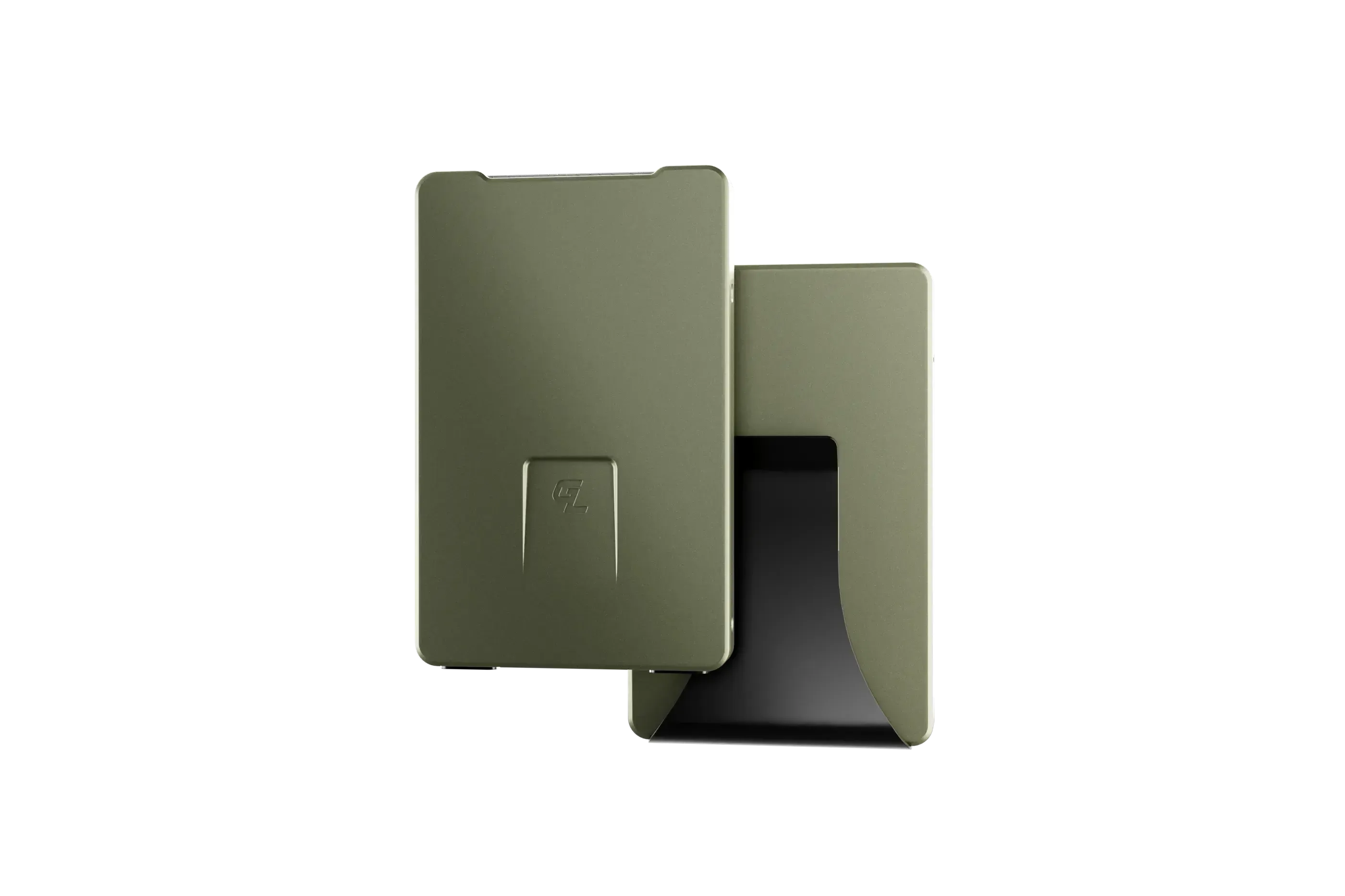 base camp green wallet Money Clip view 1