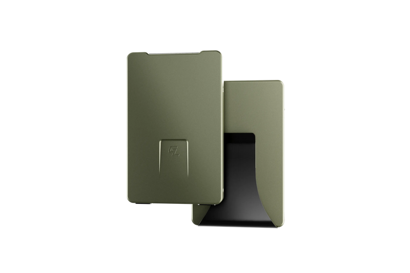 base camp green wallet Money Clip view 1