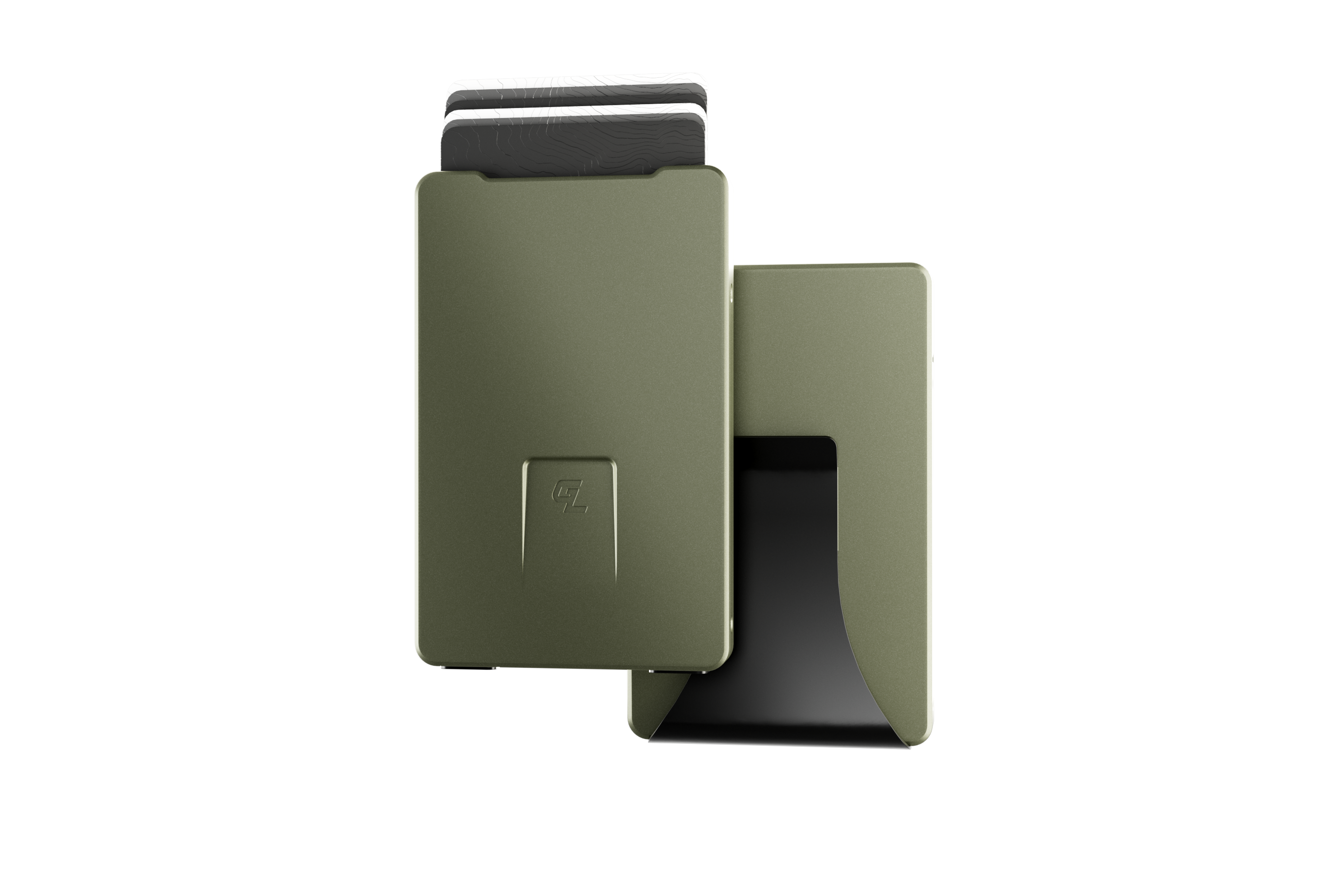 base camp green wallet view 2