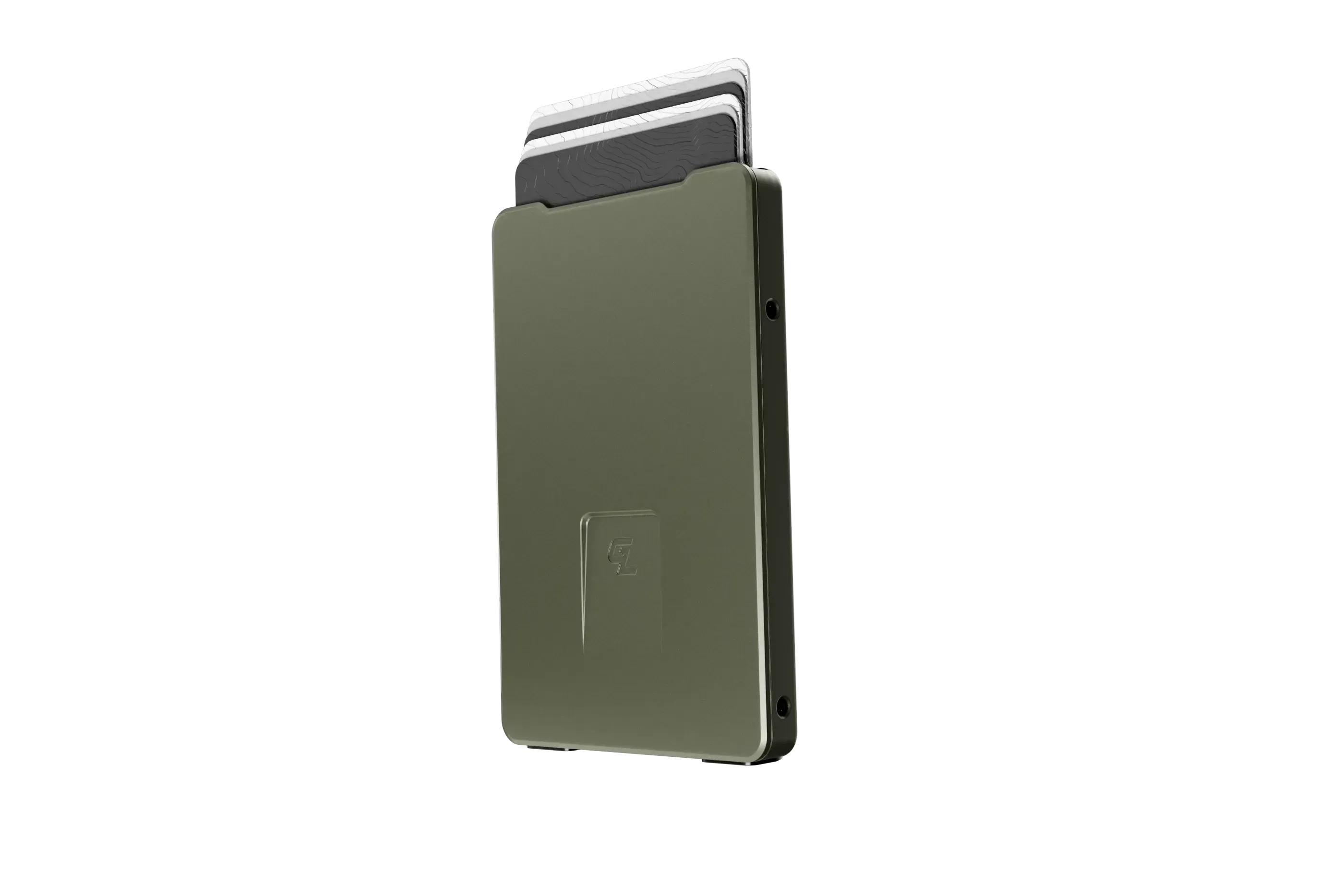base camp green wallet Money Clip view 4
