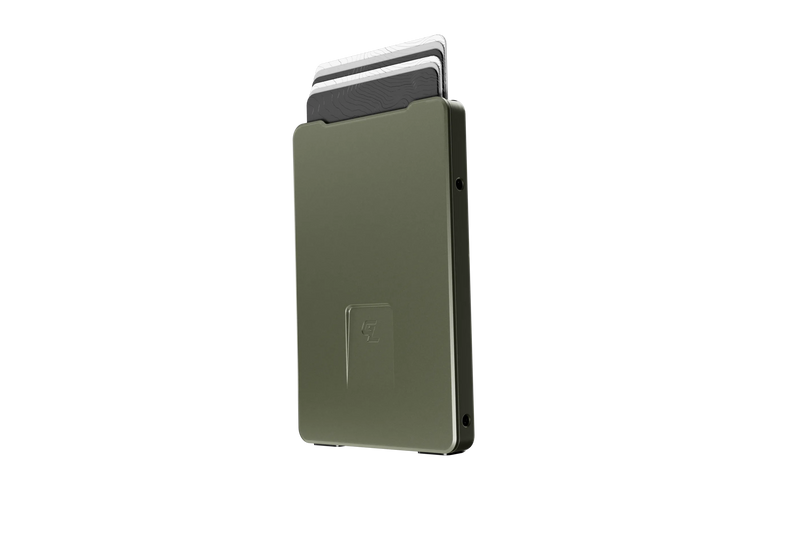 base camp green wallet Money Clip view 4