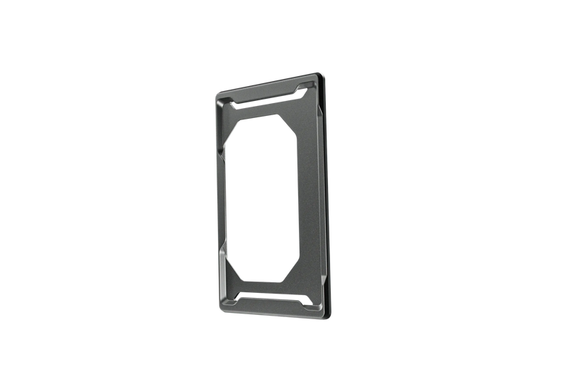 groove wallet id holder Gunmetal