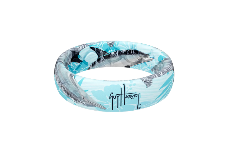 Guy Harvey Thin Dolphin Ring View 1