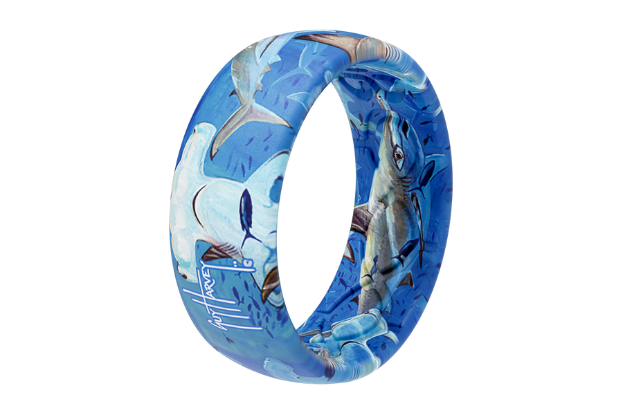 Guy Harvey Hammerhead Ring Groove Life