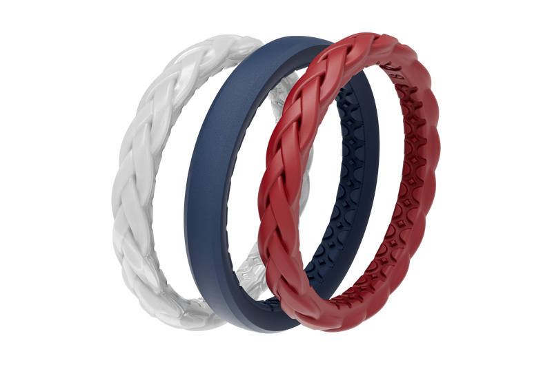 liberty stackable ring view 2