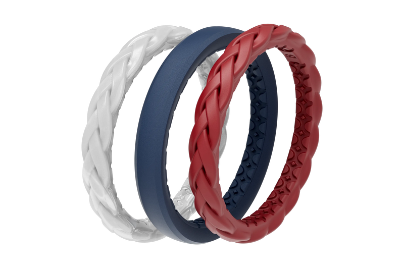 liberty stackable ring view 2