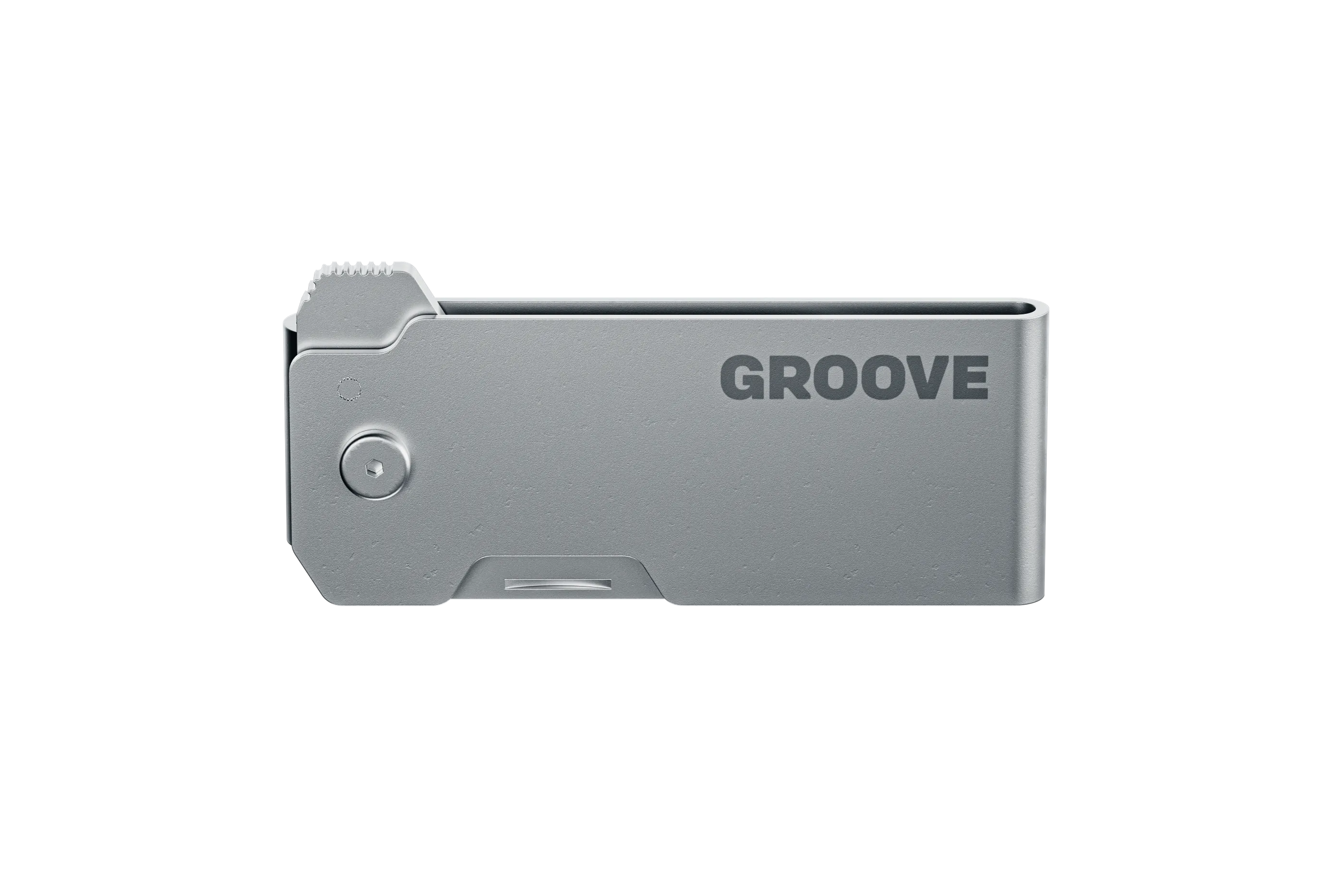 Groove® Money Clip Knife - Silver