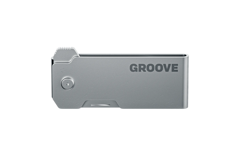 Groove® Money Clip Knife - Silver