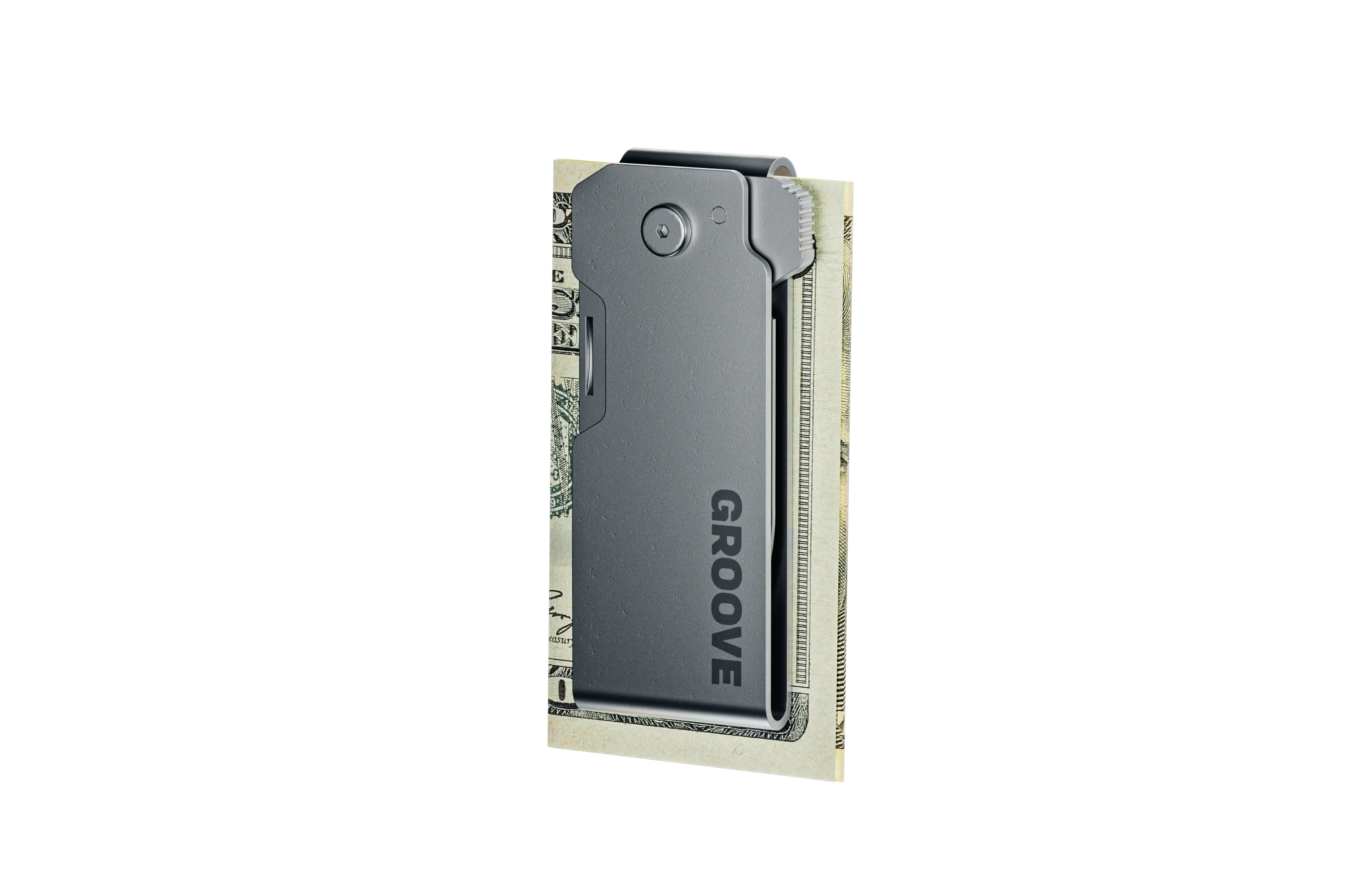 Groove® Money Clip Knife - Silver