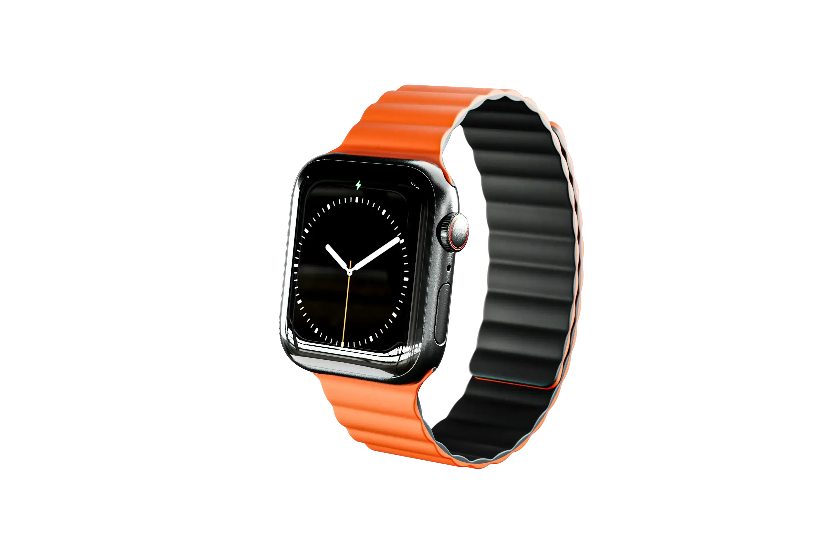 Groove Life Apple Magnetic Watch Band In Blaze Orange