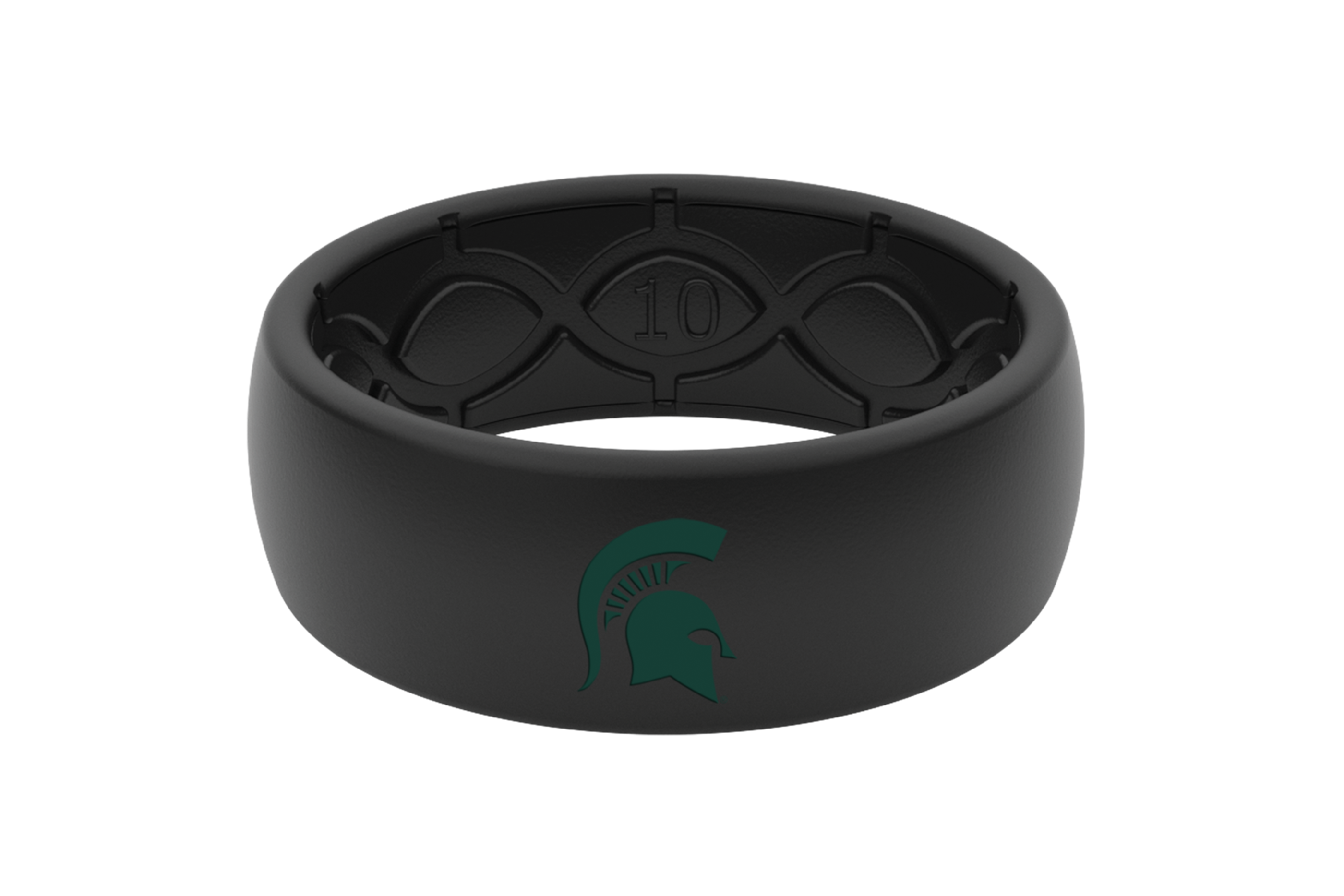 Original College Michigan State Black Color Fill viewed front on