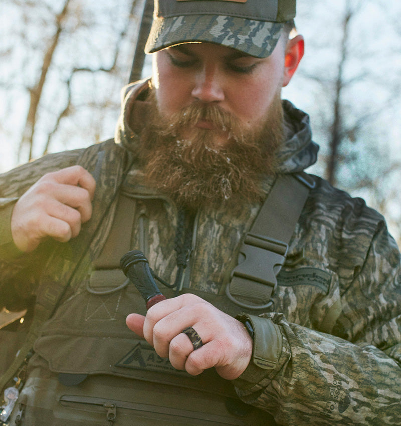 uniform army silicone ring