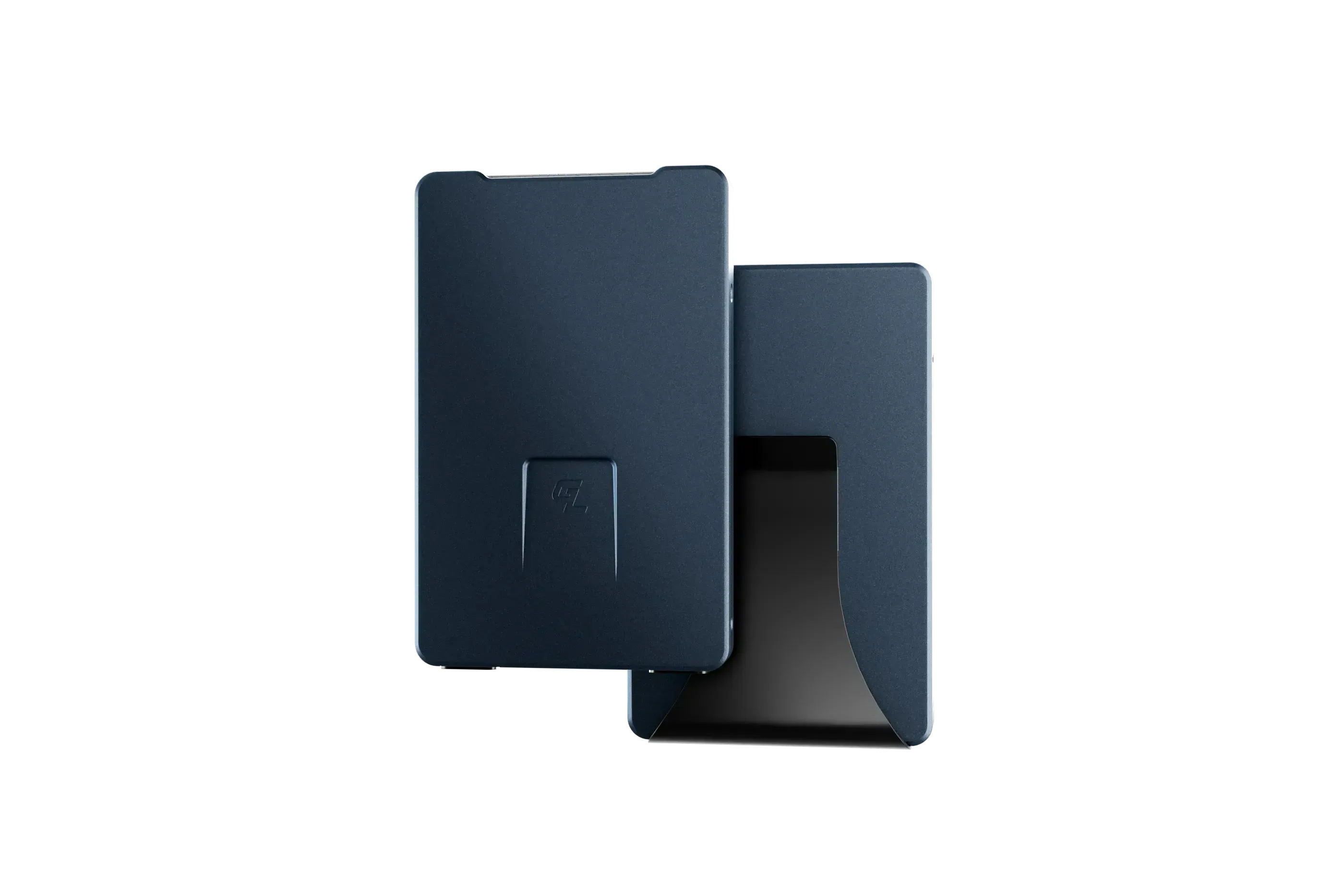 navy Money Clip wallet view 1