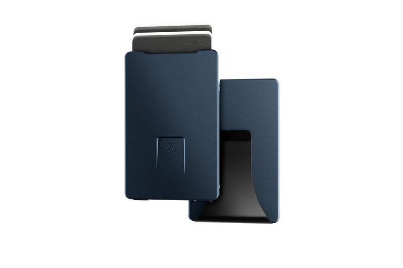 navy Money Clip wallet view 2