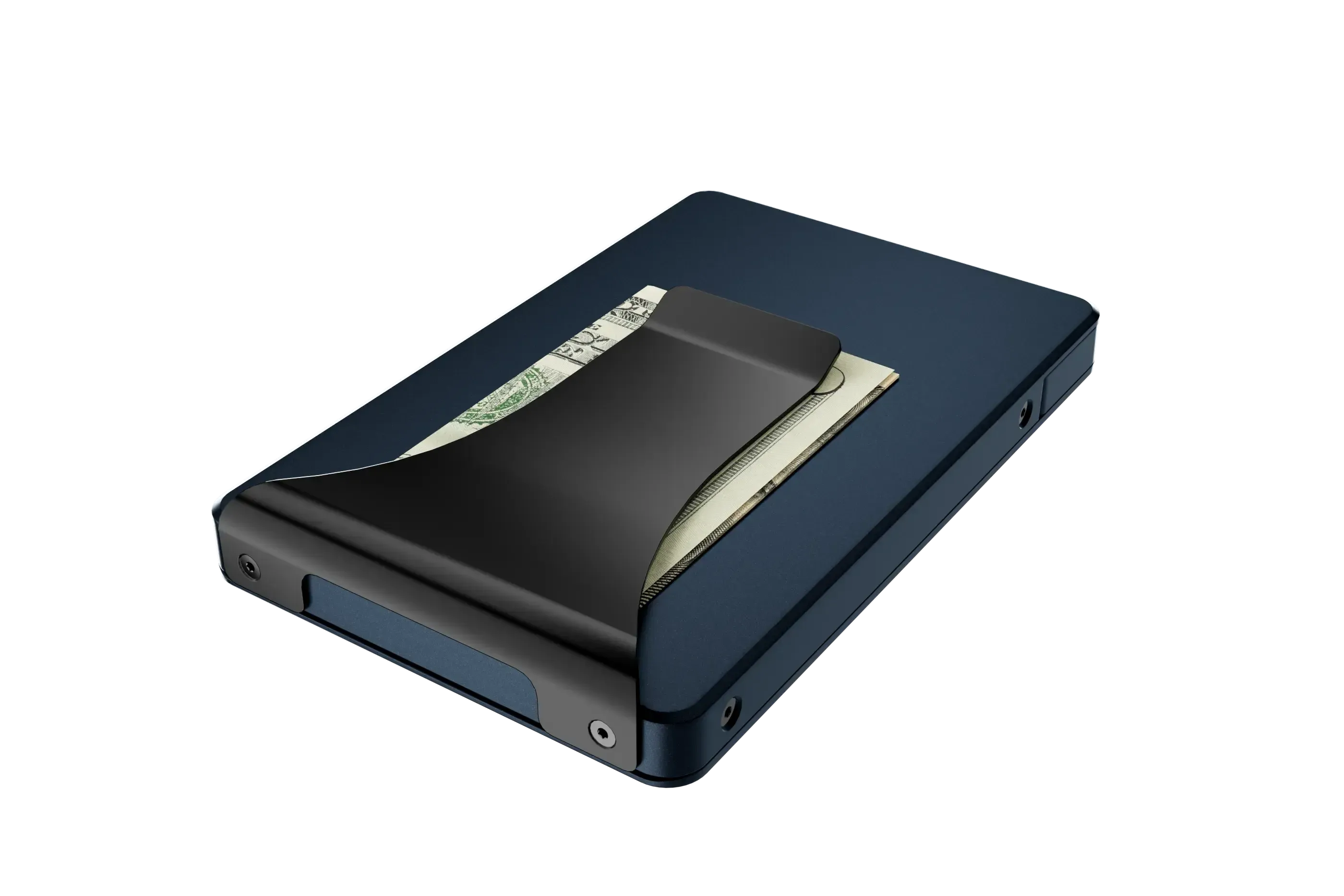 navy money clip wallet view 6