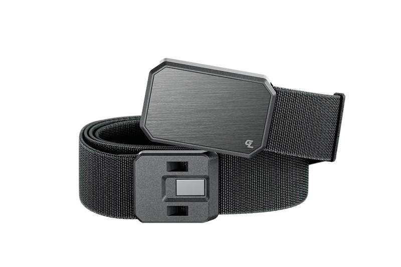 Groove Belt Gun Metal/Black
