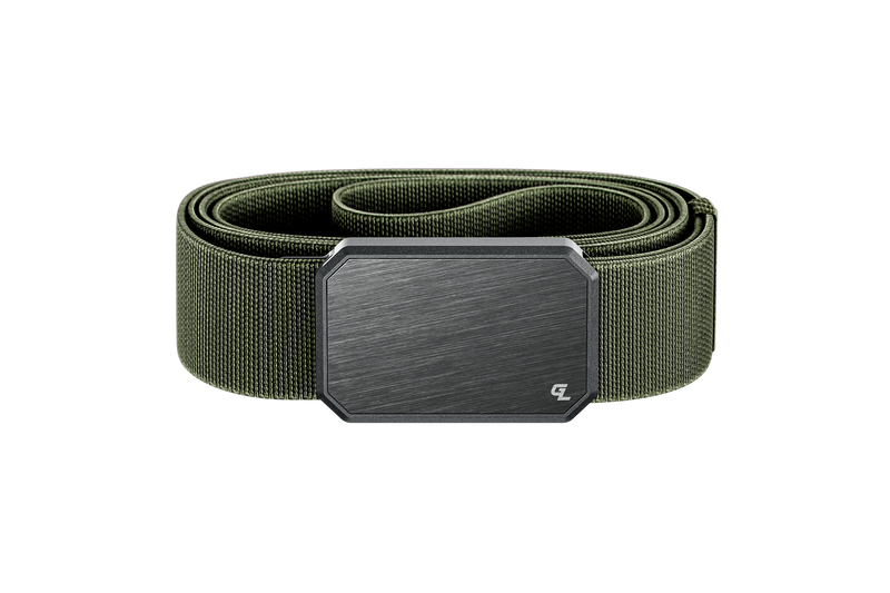 Groove Belt Gun Metal/Base Camp Green