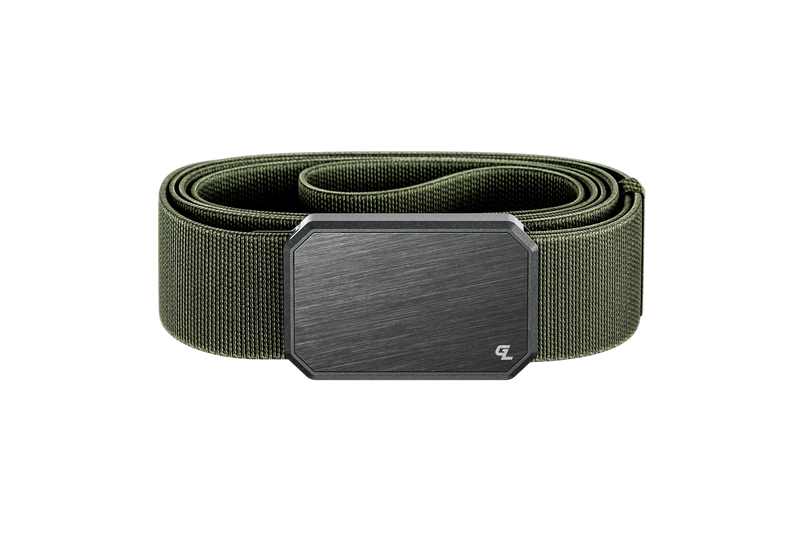 Groove Belt Gun Metal/Base Camp Green