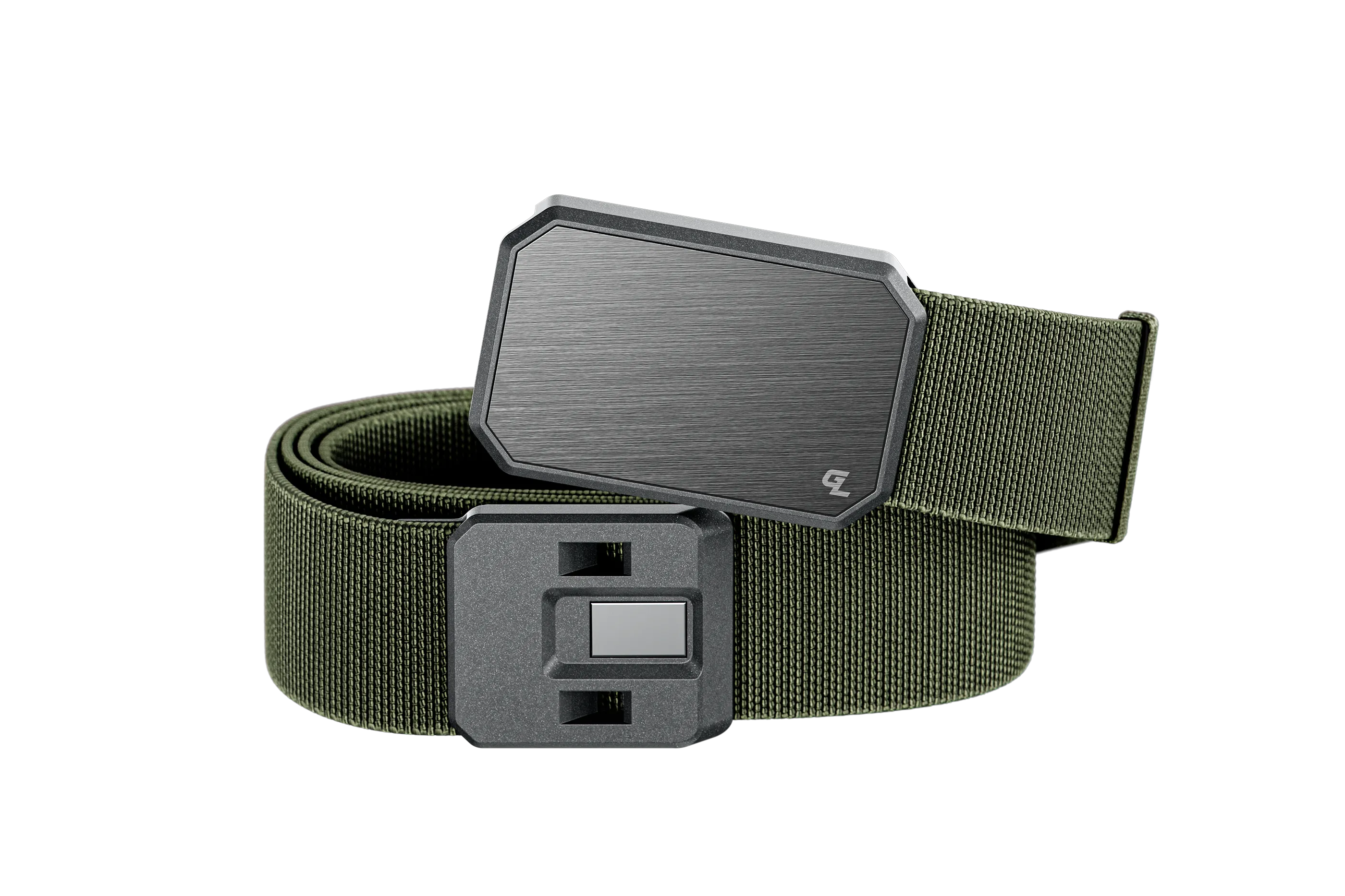 Groove Belt Gun Metal/Base Camp Green