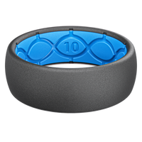 Solid Deep Stone Grey Ring