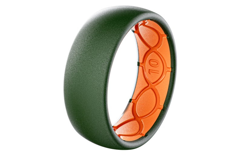 Solid Moss Green Ring