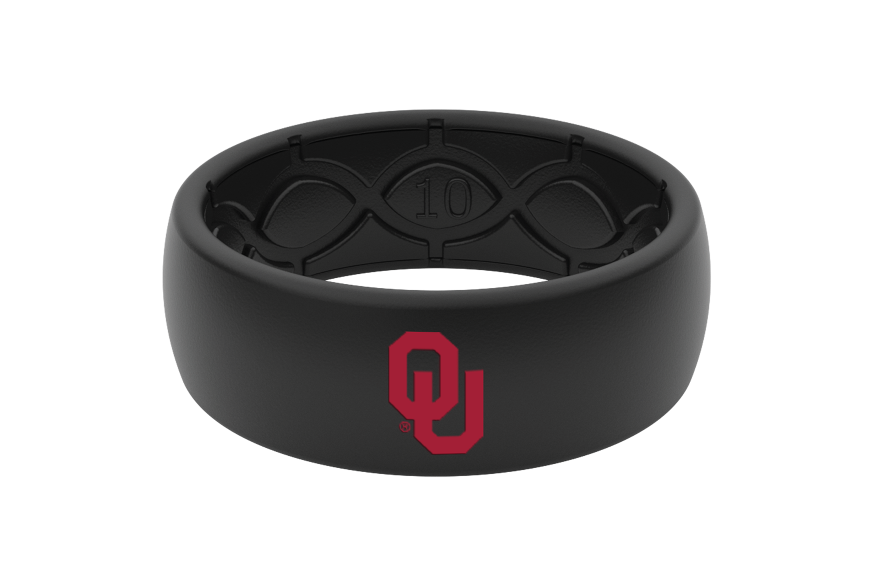 Original College Oklahoma Black Color Fill viewed front on