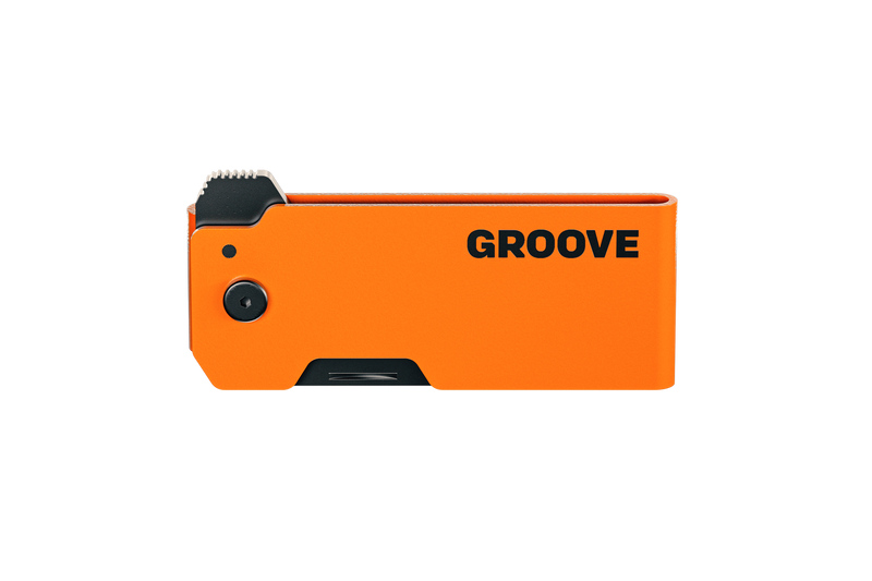 Groove® Money Clip Knife - Orange