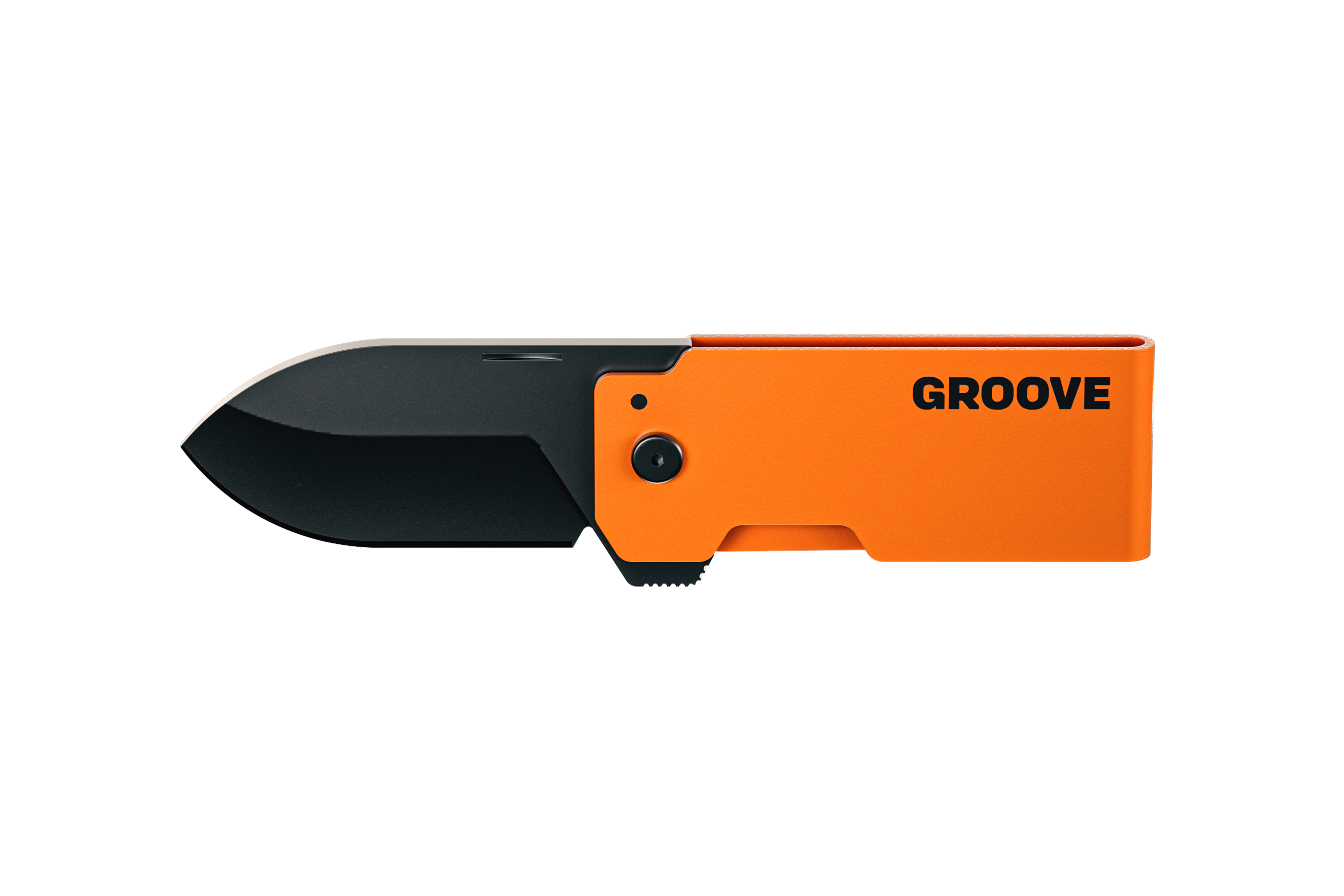 Groove® Money Clip Knife - Orange