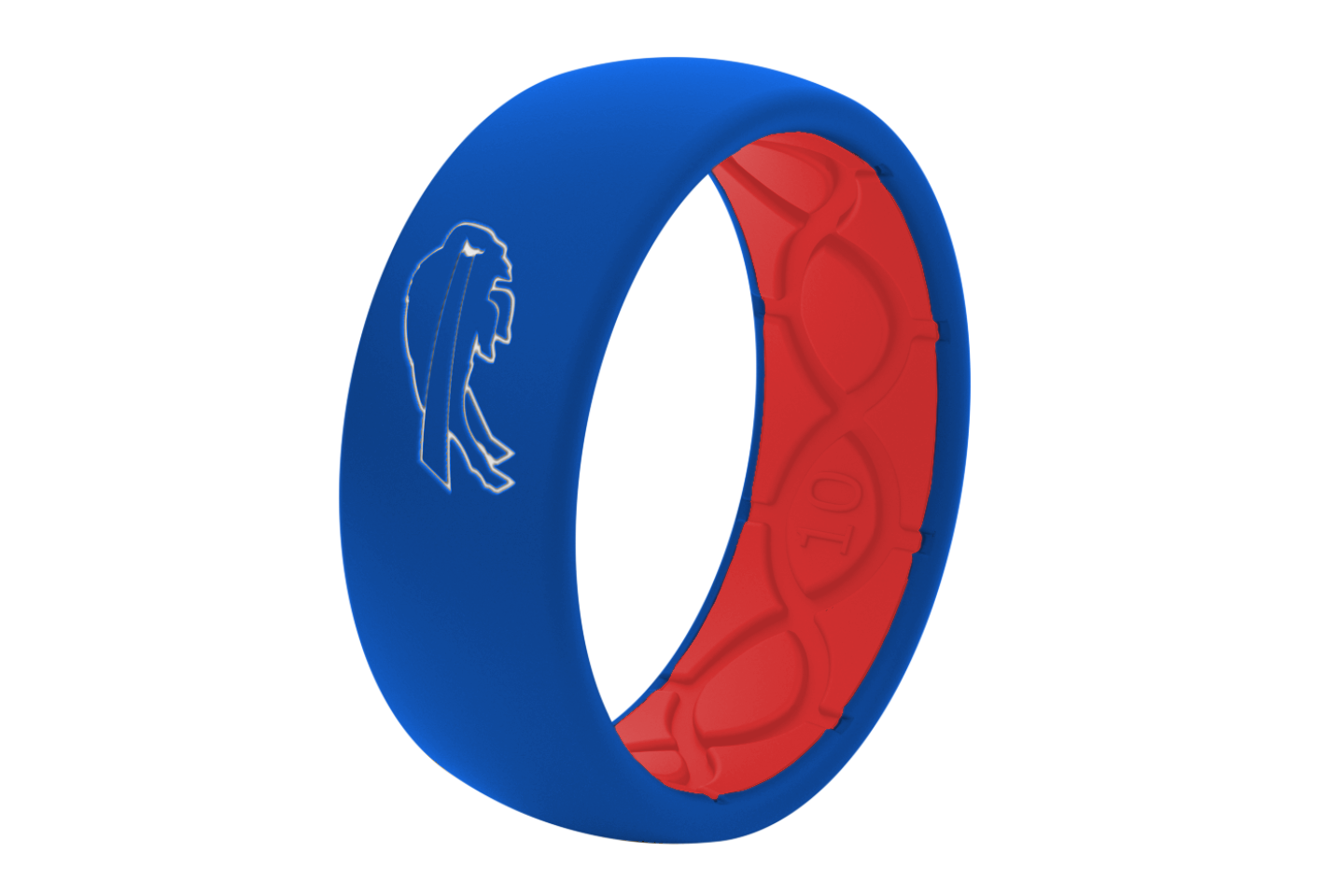 buffalo bills ring view on its side from the side