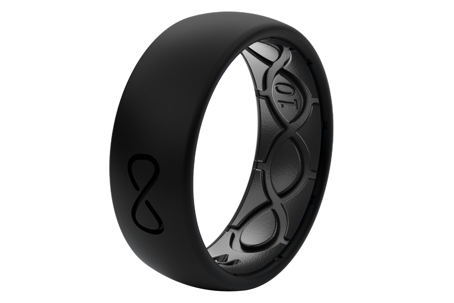 Our Original Solid Midnight Black Silicone Groove Ring Groove Life