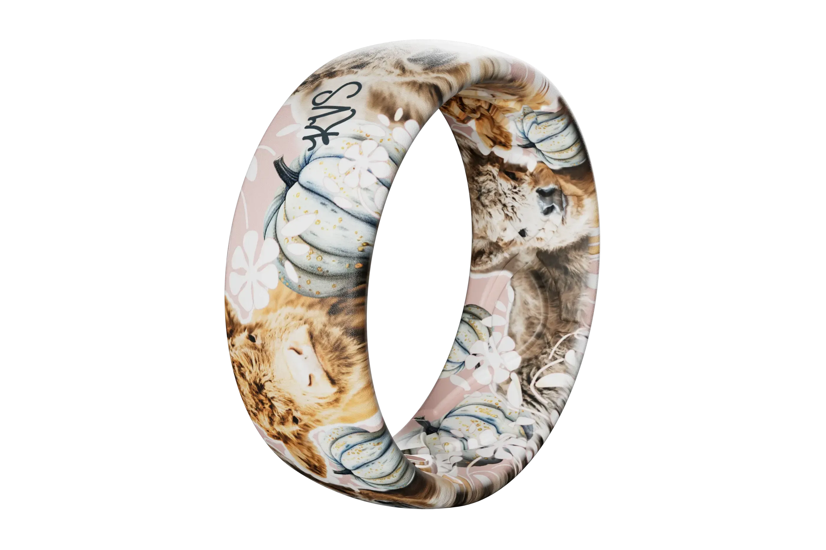 Posie and Pumpkin ring view 3